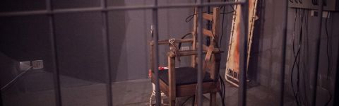 A gente quase fugiu da Alcatraz, sala do Escape Time, que tem uma das menores taxas de saída do local. 