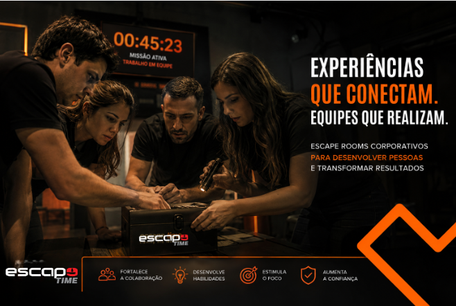 Escape Rooms Corporativos: Como Experiências Imersivas Estão Transformando RH, Cultura Organizacional e Performance de Equipes