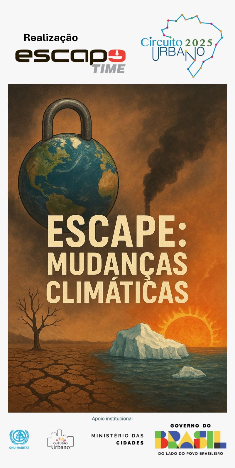 Escape Mudanças Climáticas: A Experiência Imersiva que Transforma a Conscientização em Ação!