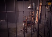 A gente quase fugiu da Alcatraz, sala do Escape Time, que tem uma das menores taxas de saída do local. 