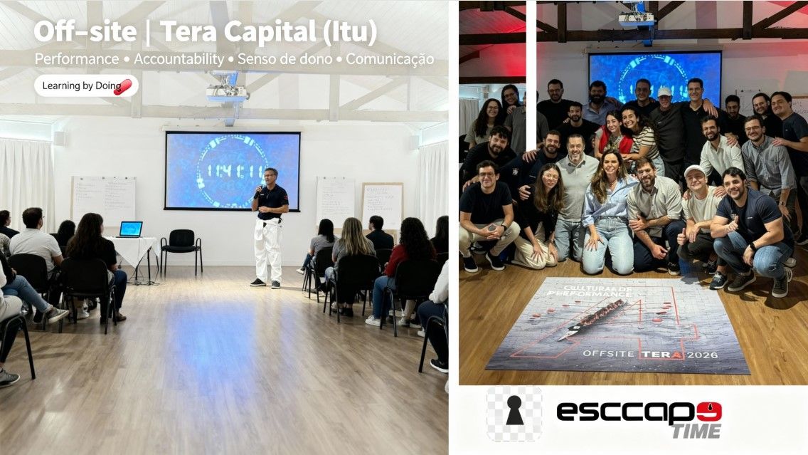 Off-site que vira comportamento: como a @teracapital trabalhou performance, accountability e senso de dono com Learning by Doing (em Itu)